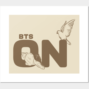 On BTS Fanart simple Posters and Art